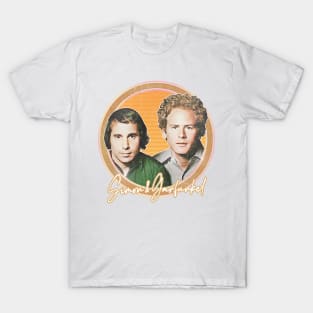 Simon & Garfunkel / Retro Style Fan Design T-Shirt